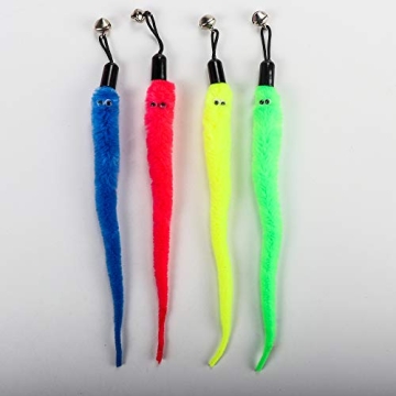 M JJYPET Retractable Cat Wand with Interactive Toys