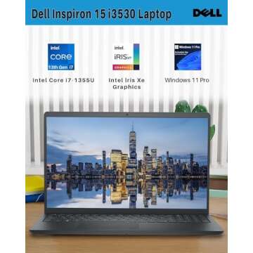 Dell Inspiron 15 3530 Touchscreen Laptop - 15.6" FHD, Intel i7, 64GB RAM, 2TB SSD, Windows 11 Pro
