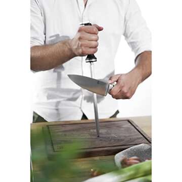 ZWILLING 10-inch Sharpening Steel Essential for Knife Care