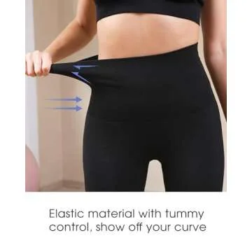 Homma High Waist Tummy Control Biker Shorts for Women