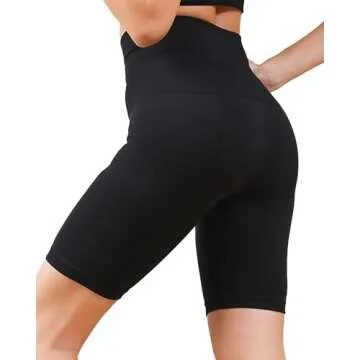 Homma High Waist Tummy Control Biker Shorts for Women
