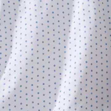 HALO 100% Cotton Sleepsack Swaddle, 3-Way Adjustable Wearable Blanket, TOG 1.5, Blue and Grey Dot, Small, 3-6 Months