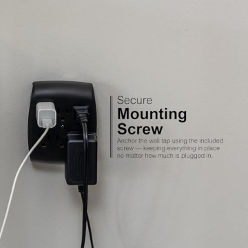 GE 6-Outlet Extender Wall Tap for Efficient Charging Solution