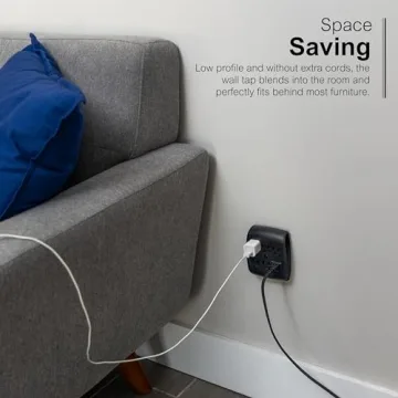 GE 6-Outlet Extender Wall Tap for Efficient Charging Solution