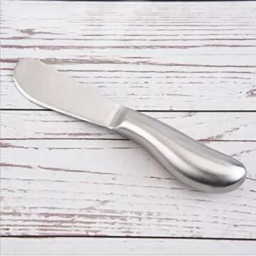 VANRA Stainless Steel Cheese Spreader Knife Set 4-Piece