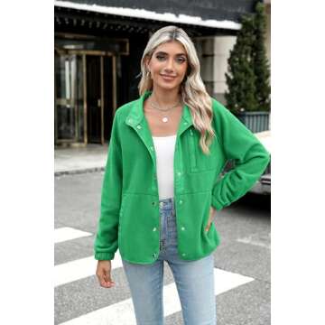 Stylish Zeagoo Women's Cozy Fleece Jacket for Winter