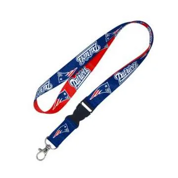 NFL New England Patriots Lanyard - Stylish Detachable Buckle for Fans