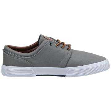 POLO RALPH LAUREN Men's Faxon Low Sneaker, Grey, 10.5 D US