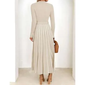 Chic ZESICA Women's Long Sleeve Sweater Dress for Fall