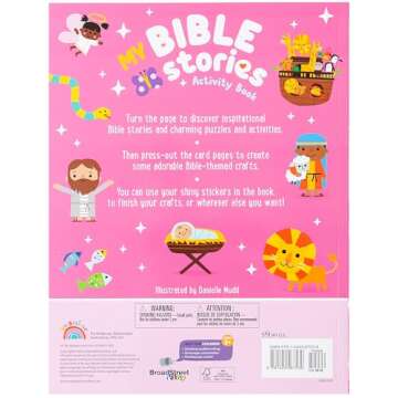 My Bible Stories Activity Book - A Fun Pink Adventure for Kids