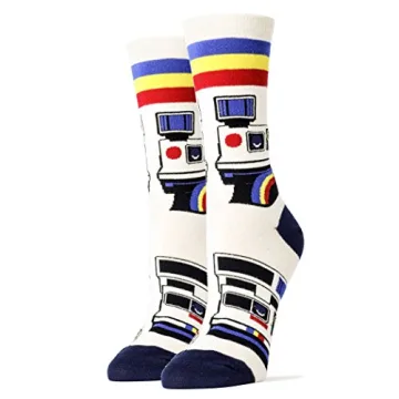 Women Crew Funny Novelty Socks Camera