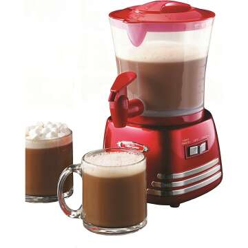 Nostalgia Retro Frother & Hot Chocolate Maker 32 Oz