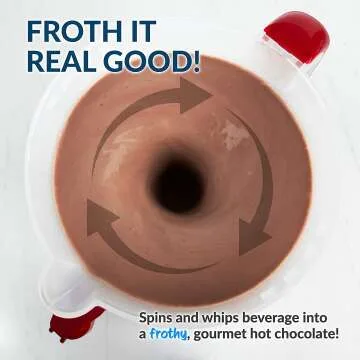 Nostalgia Retro Frother & Hot Chocolate Maker 32 Oz