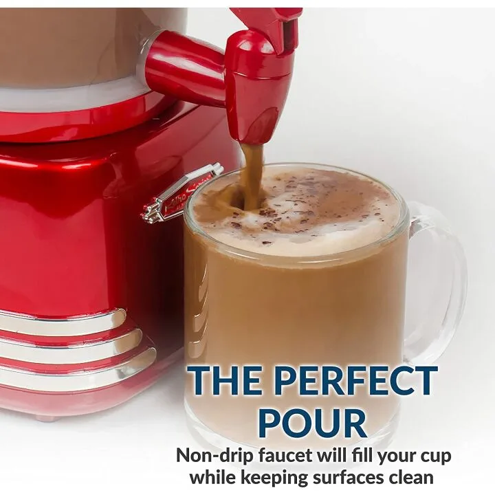 Nostalgia Retro Frother & Hot Chocolate Maker 32 Oz