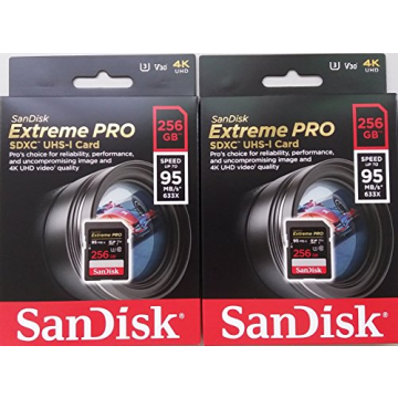 SanDisk 256GB Extreme PRO SDXC Card for Professionals