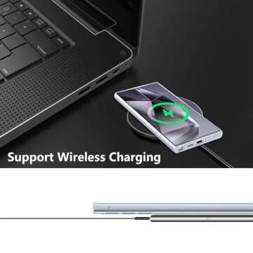 ZTOFERA Floral Case for Samsung Galaxy S25 Ultra 5G,Cute Flower Pattern Case for Girls Women,Flexible Silicone Protective Slim Shockproof Bumper Phone Cover for Samsung Galaxy S25 Ultra,Clear