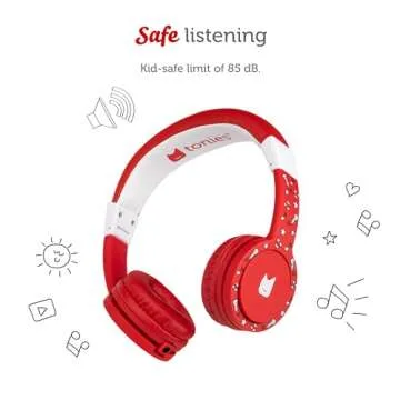 Tonies Kids Foldable Headphones - Safe & Comfortable
