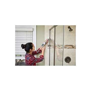 GE Sealants & Adhesives 281 Advanced Silicone 2 Kitchen & Bath Sealant, 2.8oz, White