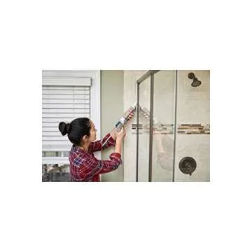 GE Sealants & Adhesives 281 Advanced Silicone 2 Kitchen & Bath Sealant, 2.8oz, White