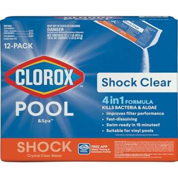 Clorox® Pool&Spa™ Shock Clear - Fast-Acting Formula for Clean Pools