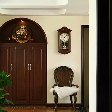 Clockswise Vintage Battery-Operated Wall Clock for Home