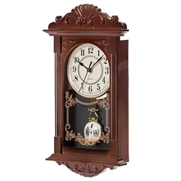 Clockswise Vintage Battery-Operated Wall Clock for Home