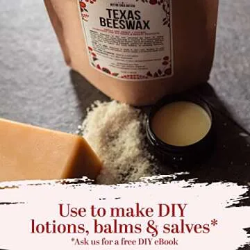 100% Pure Raw Beeswax Block - Perfect for Candle Making