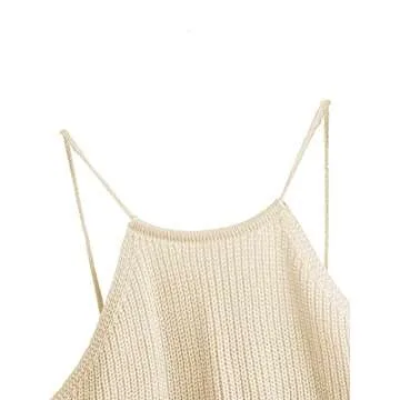 Chic SweatyRocks Sleeveless Space Dye Knit Crop Top