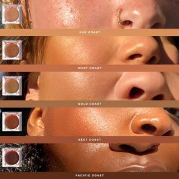 Tower 28 Beauty Bronzino Illuminating Cream Bronzer for Sensitive Skin – Moisturizing, Silicone-Free, Vegan and Cruelty-Free – Color BEST COAST, Dark Warm Bronze