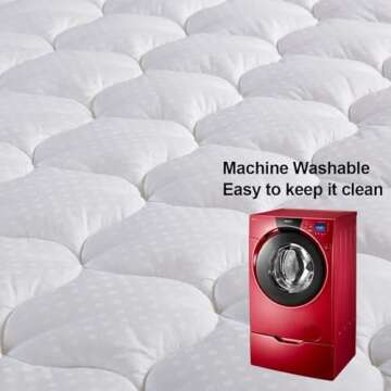 LEISURE TOWN Twin Quilted Mattress Pad Comfort Topper