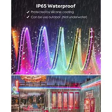 Aclorol 16.4FT Waterproof LED Neon Rope Lights