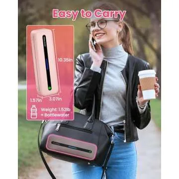 Itari M832 Portable Printers Wireless for Travel - Bluetooth Mobile Thermal Printer, Upgrade Inkless Printer Support 8.5'' x 11''&A4 Roll Paper for Home,School,Office Compatible with Phone & Laptop