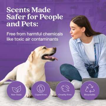 Enviroscent Non-Toxic Air Freshener for Home (Lavender Tea & Honey) Essential Oil Diffuser | Air Fre...
