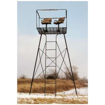 Guide Gear 12' Tree Stand Tower for Two Hunters