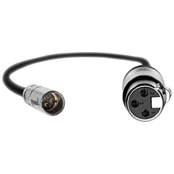 KONDOR BLUE Mini XLR to XLR Cable for BMPCC 6K Pro