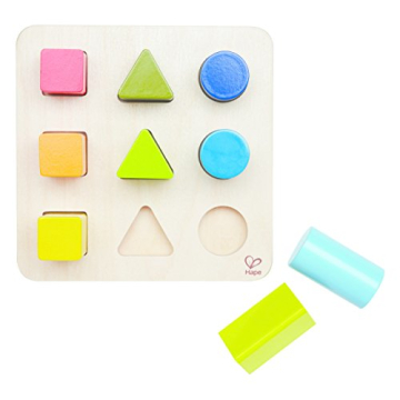 Hape Color and Shape Sorter Toy for Toddlers 18M+