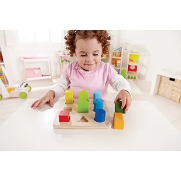 Hape Color and Shape Sorter Toy for Toddlers 18M+