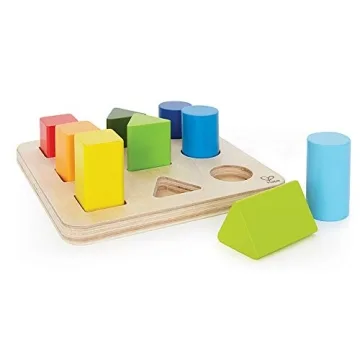 Hape Color and Shape Sorter Toy for Toddlers 18M+