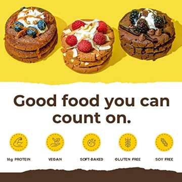 Munk Pack Double Dark Chocolate Gluten Free Cookies 12 Pack