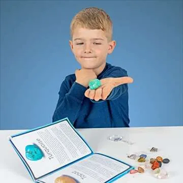 Mega Gemstone Dig Kit - 20 Real Life Gems for Kids