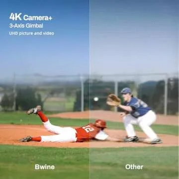 Bwine F7GB2 Drone - 4K Camera, 50Min Flight, 3-Axis Gimbal