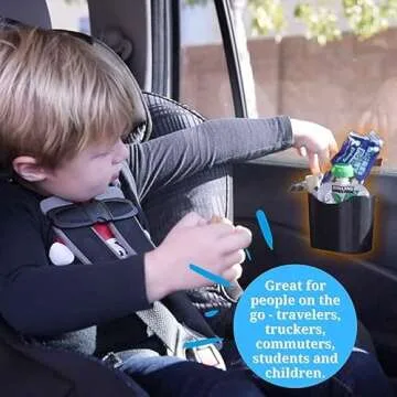 Compact Snack Holder for Cars - Vent N' Door Caddy