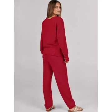 Cozy Caracilia Women's 2 Piece Lounge Set - Chic Comfort 2024