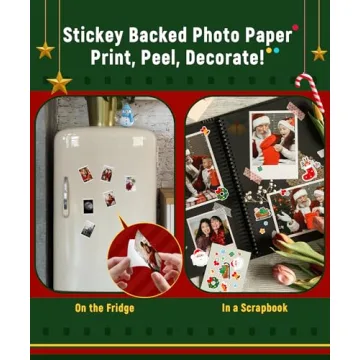 Liene Mini Photo Printer, Instant Bluetooth Stickers, 2x3"