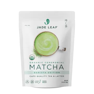 Jade Leaf Matcha Organic Ceremonial Grade Green Tea Powder - Barista Edition For Cafe Quality Tea & ...