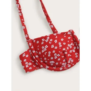 SweatyRocks Floral Bikini Set for Women - Stylish Swimwear