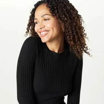 The Drop Women's Black Ribbed Maxi Dress for All Occasions