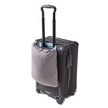 TRAVELREST 4-in-1 Travel Blanket - Pillow Blanket for Airplanes, Lightweight and Warm, Compact Travel Blanket, Carry Case, Ultra Plush, Soft and Cozy for Long Travels, Wearable Blanket - Grey