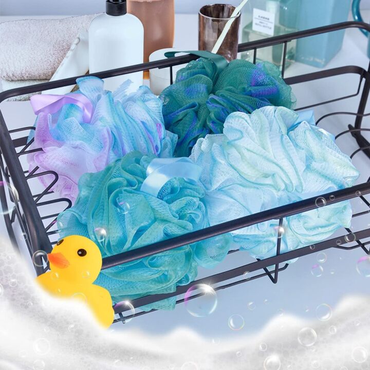 Gincai Exfoliating Bath Puffs - Set of 4 Loofahs