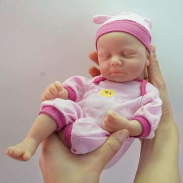 Mire & Mire 12" Reborn Baby Doll - Realistic Silicone Gift for Kids